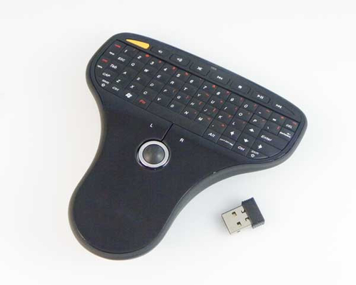N5901 2 바탕 화면을 위한 트랙볼을 가진 소형 2.4G 무선 키보드와 쥐 결합 공기 쥐
