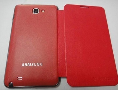 Samsung I9220를 위한 아름다운 Breathable Iphone 방탄 덮개 PU 빨강