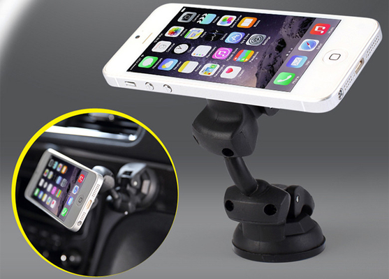 슬립 방지성 양흡입 컵 자동차 GPS 홀더, 360 회전하는 자동차 휴대폰 홀더